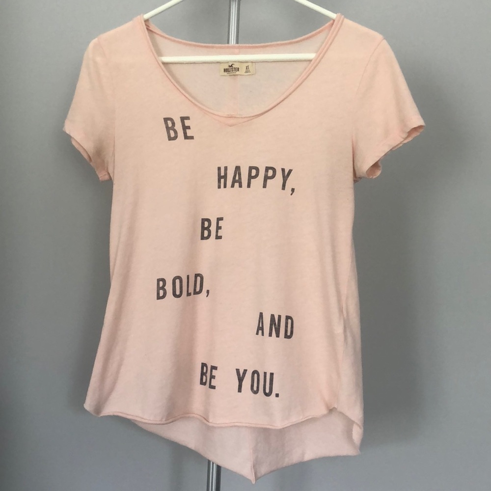 Hollister Be Happy Be Bold Be You T Shirt Size Xtra Small